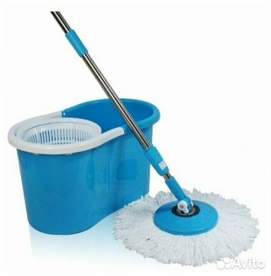 Швабра с отжимом и ведром
