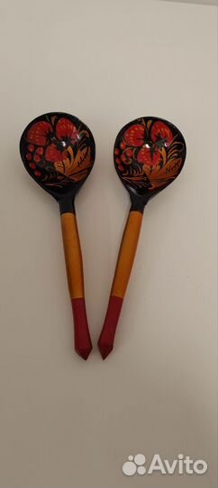 Деревянные ложки хохлома