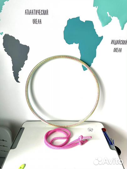 Обруч и скакалка для художественной гимнастики