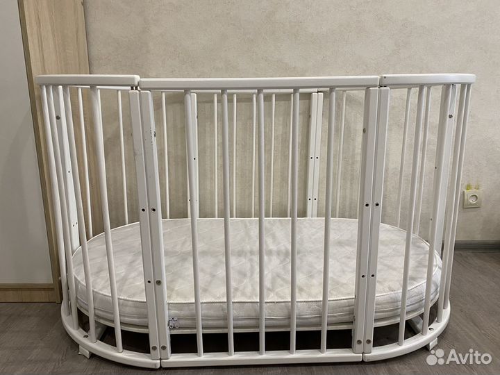 Кровать трансформер круглая овальная матрасы