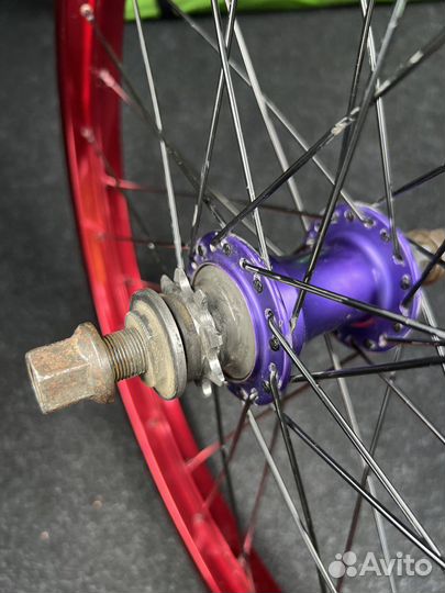 Заднее колесо на bmx 20