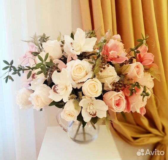 Искусственные цветы букеты