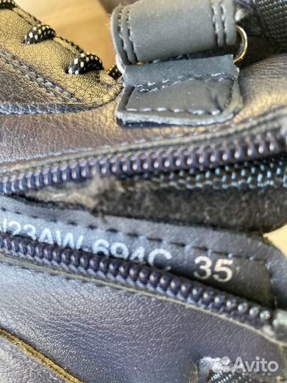 Ботинки детские для мальчика деми 34