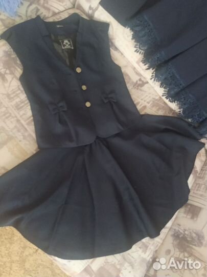 Одежда для школы пакетом на девочку 7-8 лет