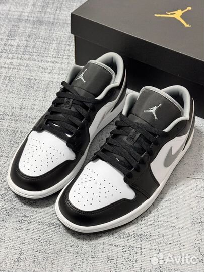 Nike Air Jordan 1 Low Black White Grey