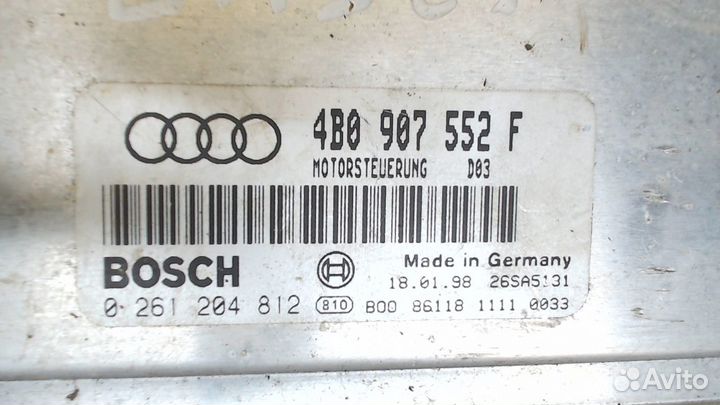 Блок управления двигателем Audi A6 (C5), 1998