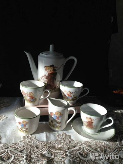 Игрушки СССР, посудка, сервиз, бар