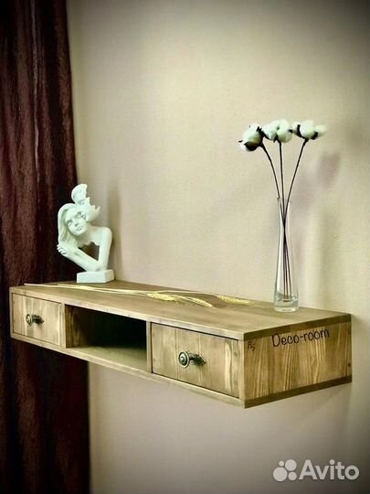 Дизайнерская парящая консоль. Ручная работа