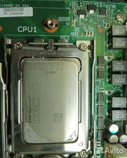 Сервер Supermicro 1U 2xOpteron 6272 32ядра /128GB