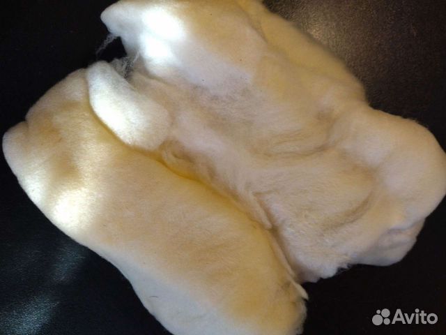 Шерсть для валяния немытая