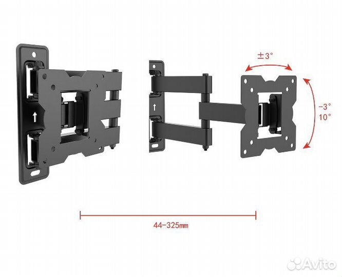 Кронштейн настенный для монитора, телевизора