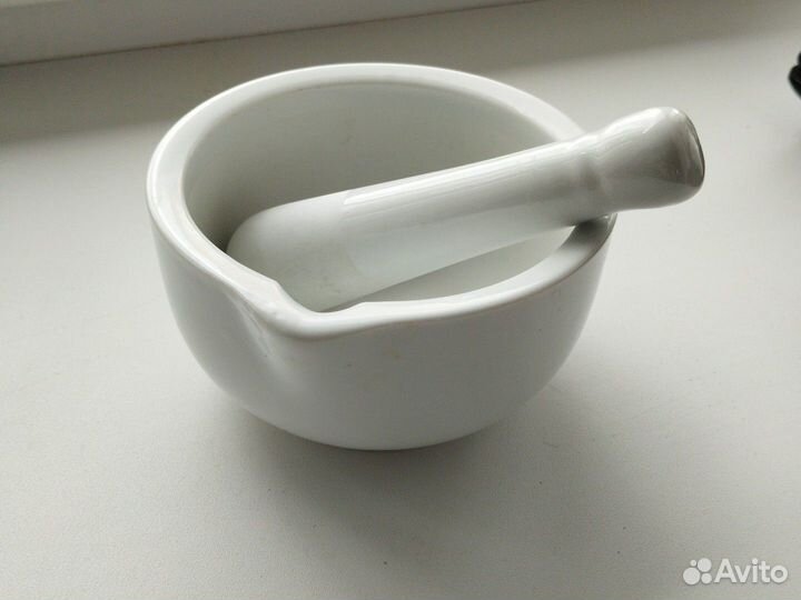 Ступка с пестиком керамика