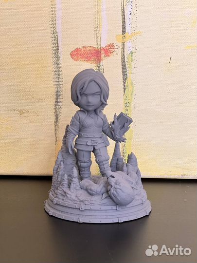 Фигурки Ведьмак Геральт Йеннифер Трис