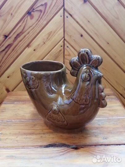 Петушок глиняный