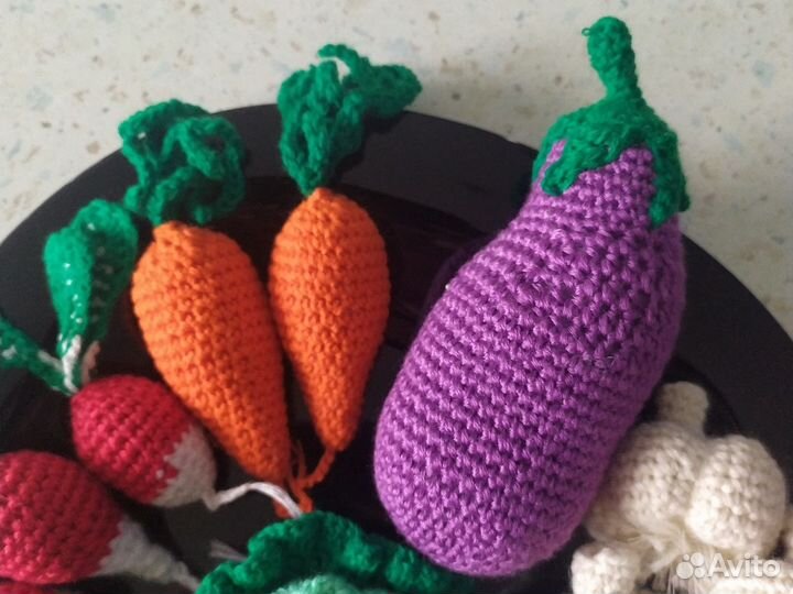 Овощи крючком