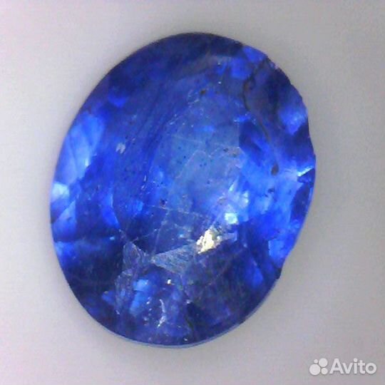 Сапфир корунд крашеный природный