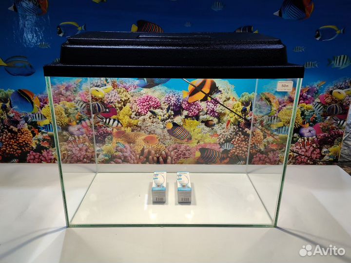 Аквариум 50л с крышкой