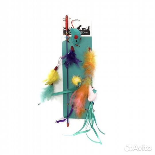 Игрушка Дразнилка - Удочка PetPark Мышки со сменны