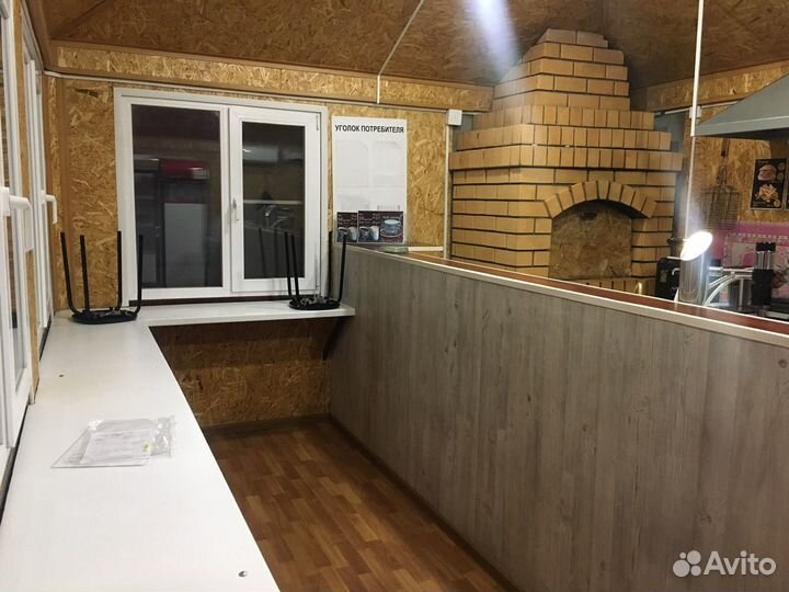 Павильон Шаурма, Торговый киоск с мангалом, 4х5
