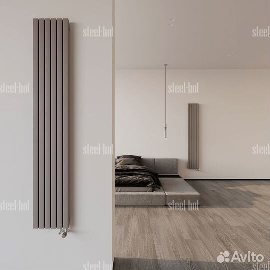 Вертикальный дизайн радиатор Steel V от производит