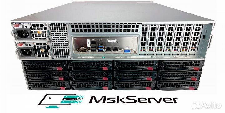 Сервер Supermicro 6049P-E1CR36L 2xGold 6134 128Gb