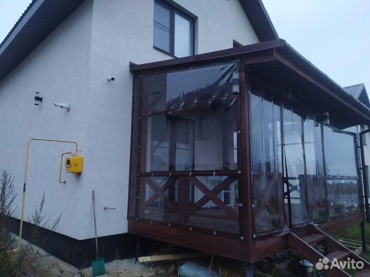 Гибкие окна / свое производство / не мутнеют