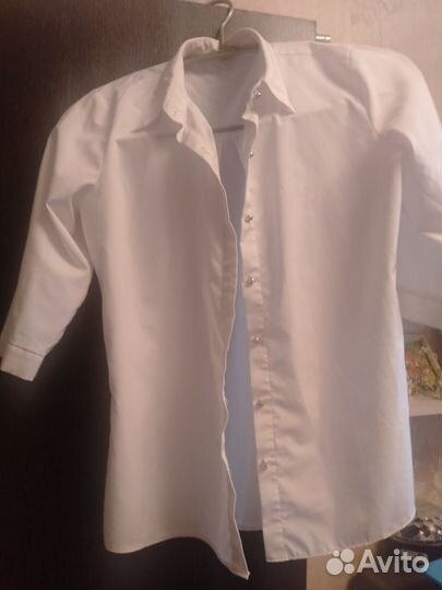 Школьные белые блузки 44-46 размер