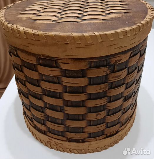 Хлебница, короб из бересты