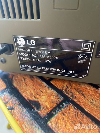 Музыкальный центр lg