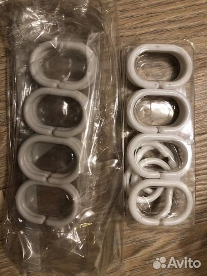 Кольца для шторы в ванную