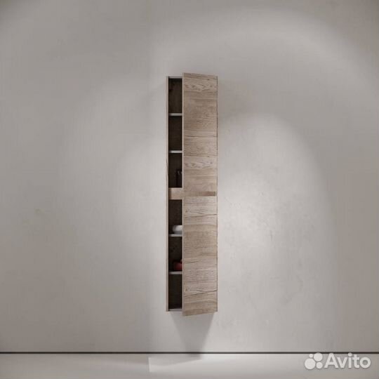 Шкаф-пенал Sancos Libra Дуб галифакс натуральный, 35x160x30