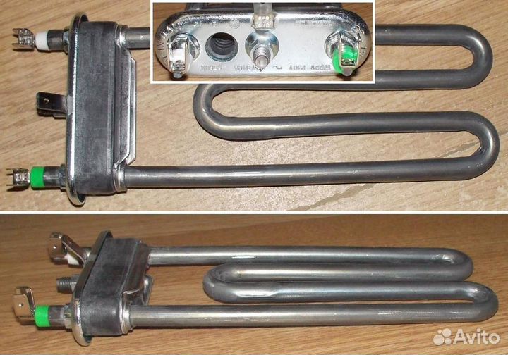 Тэн к стиральной машине 1700 Вт с отверстием