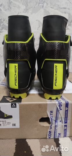 Лыжные ботинки fischer carbonlite skate 46,5-47