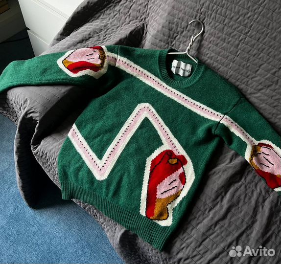 Henrik Vibskov свитер зеленый