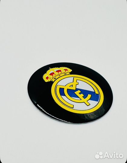 Наклейки на колёсные диски real madrid 65mm