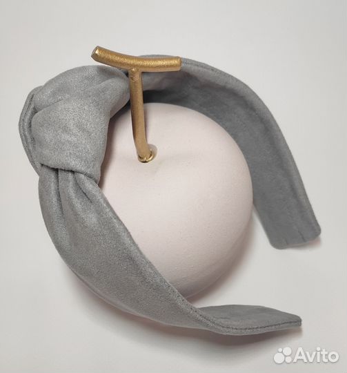 Ободок с вышивкой