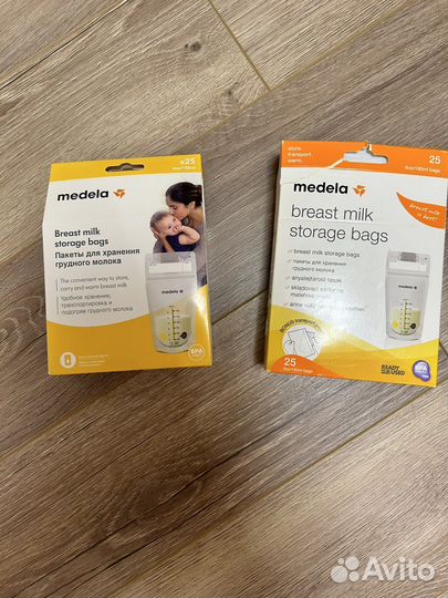 Пакеты для хранения грудного молока medela