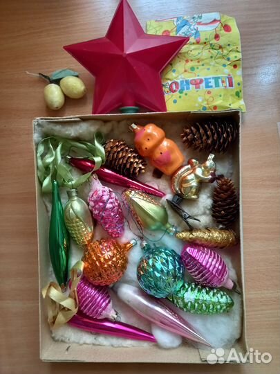 Елочные игрушки СССР