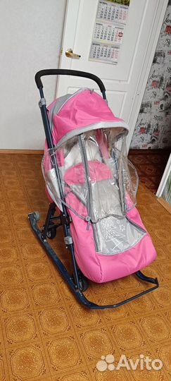 Коляска санки