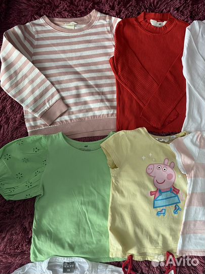 Фирменные вещи для девочки 110-116 (пакетом)