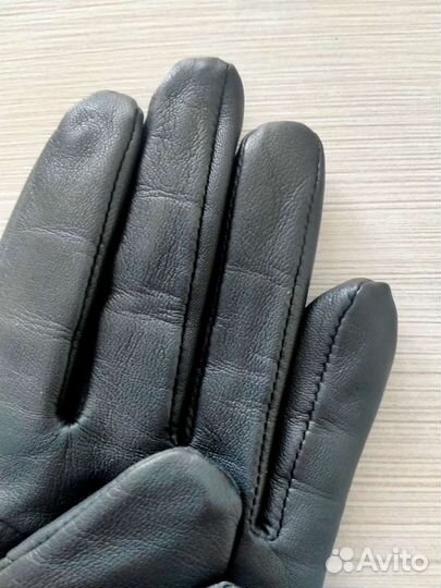 Перчатки женские кожаные новые длинные