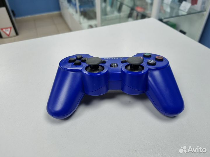 Джойстик для PS3 синий (Вр80)