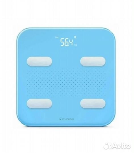 Весы напольные yunmai S Smart Scale, голубой (M180