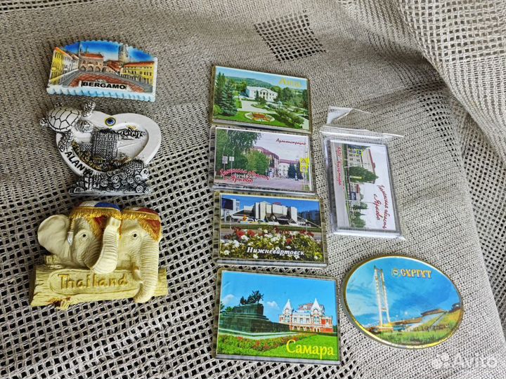 Магниты на холодильник города России и страны