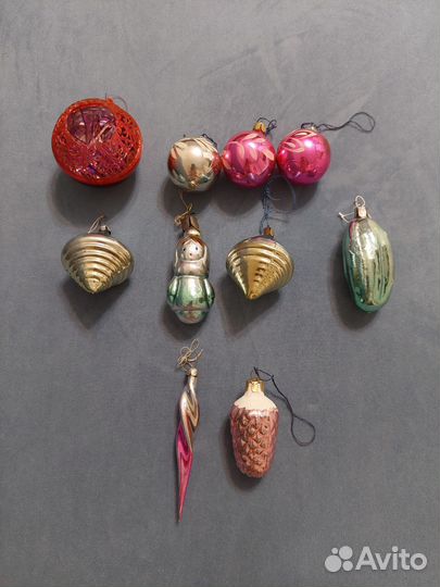 Советские ёлочные игрушки