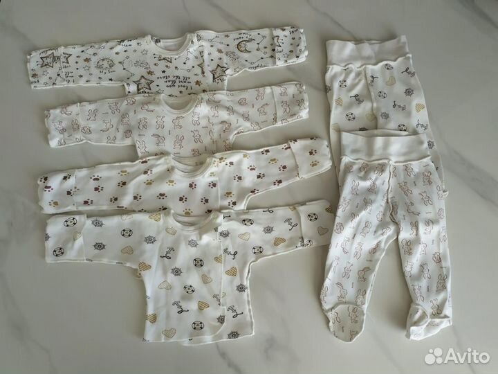 Детские вещи пакетом 0-6 месяца