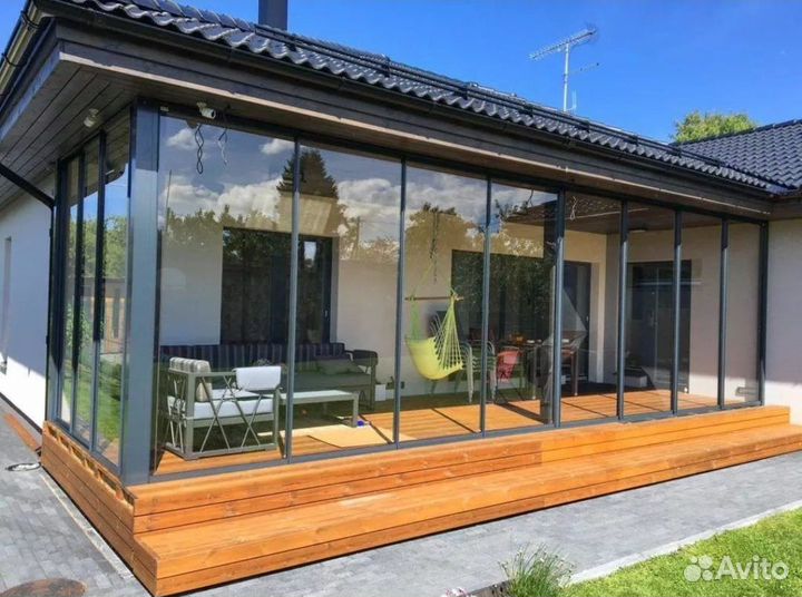 Установка окон / остекление террасы