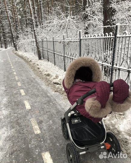 Зимний кит на коляску stokke