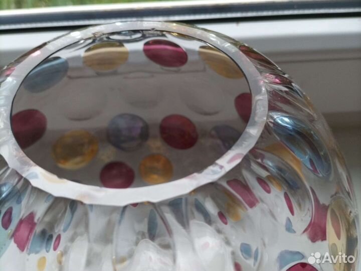 Ваза шар Богемия