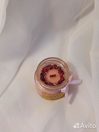 Ароматическая свеча ручной работы